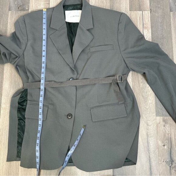 PUSHBUTTON Belted Single-Breasted Blazer - Picture 6 of 9